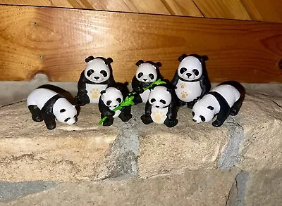 7-Piece Mini Panda Figurine Set • $21