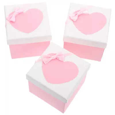 3 Pcs Birthday Presents Jewelry Ring Holder Gift Box With Lid An Fruit • £10.85