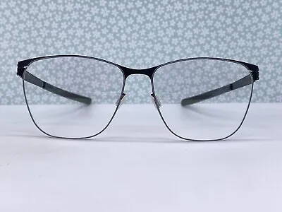 £151.33 • Buy Ic! Berlin Eyeglasses Frames Woman Black Kerstin (G) . Square Metal Medium