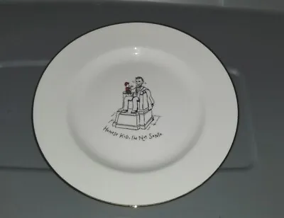 MERRY MASTERPIECES 8  CHRISTMAS PLATE Honest  Kid I'm Not Santa Abe Lincoln  B2 • $4.49