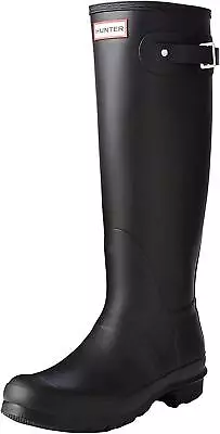 Hunter - Women's Original Tall Rain Boots Black  Size 8 • $84.99