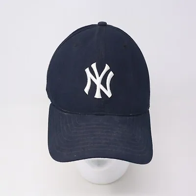 VINTAGE New York Yankees Hat Cap SnapBack New Era Pro Model Dupont Visor M/L USA • $22.49