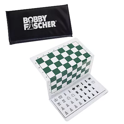 Bobby Fischer Mini Magnetic Pocket Chess Set - Travel Trifold 6 X 3.25 In. • $9.99