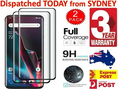 OnePlus 8T Pro 8 7 7T 6 6T 5 5T 3T Screen Protector Full Coverage Tempered Glass • $8.99