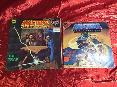 Vintage Masters Of The Universe Storybook Record + GOLDEN BOOK Lot • $14.50