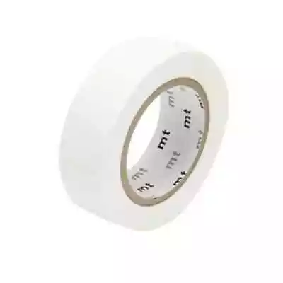 MT Matte White Washi Masking Tape 15 Mm X 7 M Craft Tape • £2.95