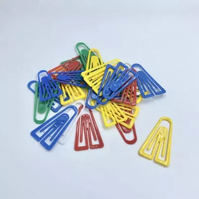 Large Giant Plastic Paper Clips 60mm Page Markers & Plant Identifiers X20 Pack • £3.49