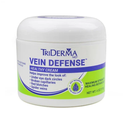 $25 • Buy TriDerma Vein Defense Healthy Cream 4 Ounces
