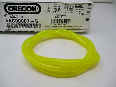 $9.99 • Buy 3' 36  Tygon Of 1/8” ID 1/4  OD Gas Fuel Line Long Oregon 07-151