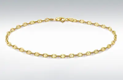 9ct Yellow Gold Rambo Chain Ankle Chain 9  • £108.90