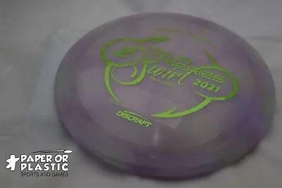 Discraft Ledgestone 2021 Z SWIRL PULSE 173 G Driver Light Purple NEW Laser Green • $20.99