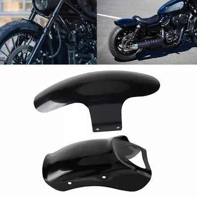 Black Front & Rear Fender Guard Mudguard Cover For Harley Nightster RH975 22-23 • $241.05