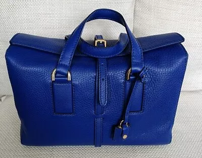 Mulberry Roxette Calfskin Bag Neon Blue Immaculate Condition Genuine • £299