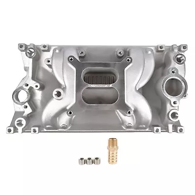 Dual Plane Vortec Air Gap Intake Manifold 2028 Fit Small Block Chevy 350 1996-up • $139