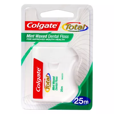 Colgate Total Mint Waxed Dental Floss 25 Metres • $3.47