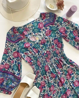 $70 • Buy Arnhem Amberley Prairie Midi Dress Size 10 BNWT RRP $219