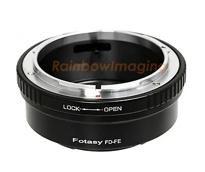 Canon FD Lens To Sony E-Mount A6500 A6000 A5100 A5000 A3500 NEX-5T Adapter • $11.95