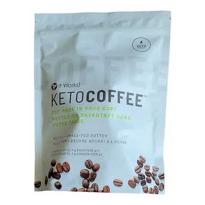 It Works! Keto Coffee (15 Servings) - New - Free Shipping - Exp. 01/2025 • $55