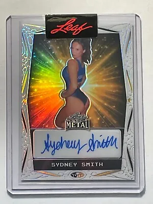 Sydney Smith 2024 Leaf Metal Refractor Auto Autograph SP #d /380 TikTok Gymnast • $43.95