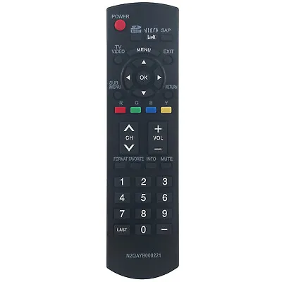 N2QAYB000221 Replace Remote For Panasonic TV Viera TC-26LX85 TC-32LX85 TC-37LZ85 • $9.48