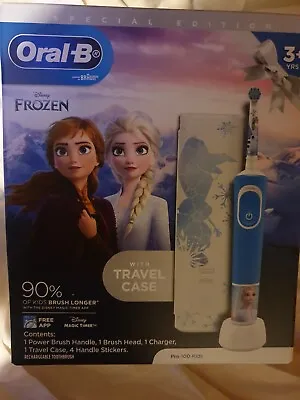 $59.95 • Buy Braun Oral B Limited Edition Kids Frozen Electric Toothbrush Bonus 2pk Heads