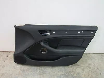 Bmw Door Panel Right Front Black Sedan E46 1999-2005 Oem • $149.99