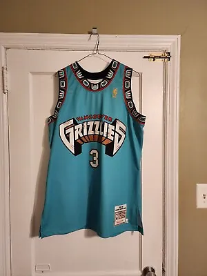 100% Authentic Mitchell & Ness 96-97 Grizzlies Shareef Abdur-Rahim Jersey 44 L • $300