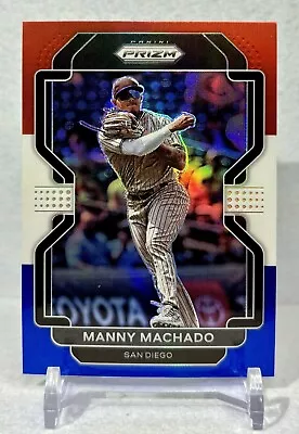 2022 Panini Prizm #178 Manny Machado Red White And Blue Prizm - Padres • $1.99