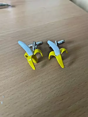 £6.55 • Buy Novelty Banana Cufflinks