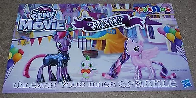 Sdcc 2017 Exclusive Hasbro Tru My Little Pony The Movie Poster • $9.95