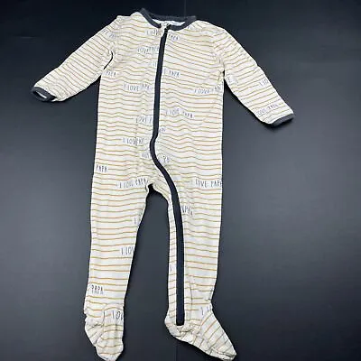 Boys Size 0 Baby Berry Cotton Zip Coverall / Romper FUC • $3.10