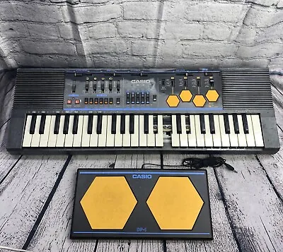 Vintage Casiotone MT-500 Electronic Keyboard Synthesizer W Casio DP-1 Drumpad • $45