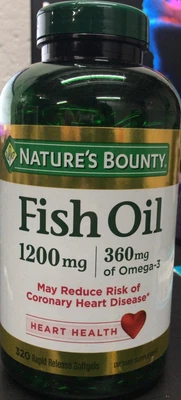 $16 • Buy Nature's Bounty Fish Oil - 1200 Mg - 360Mg Omega3 180 Softgels (A4)