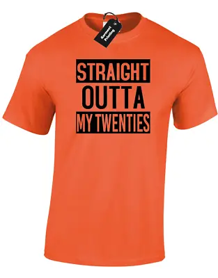 $9.90 • Buy Straight Out Of My Twenties Mens T Shirt Funny 20th 30th Birthday Present Idea