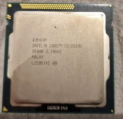 Intel Core I5-2500K Processor 4-Cores 4-Threads 3.30GHz LGA1155 (SR008) CPU • £8