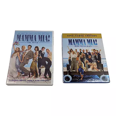 Mamma Mia! & Mamma Mia! 2: Here We Go Again DVD/Blu-Ray Lot Of 2 Pre-owned Good • $4.97