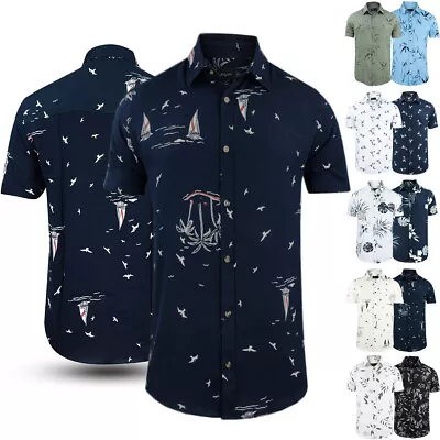 Men's Hawaiian Printed Viscose Shirts Ideal For Casual Summer Beach Holiday's • £9.95