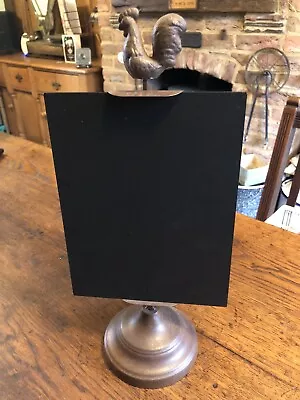 Gisela Graham Country Kitchen Chalk Board On Metal Stand ￼ • £14