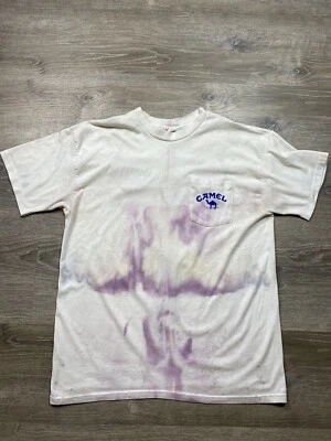 $27.50 • Buy Vintage 1990 Camel Cigarettes XL White Distressed “A Pack Of Camels” T-Shirt