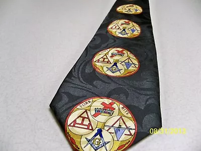 32 Degree Mason Masonic York Rite Fraternal Men's Necktie • $13.98