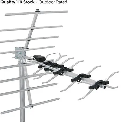 £25.99 • Buy 32 Element High Gain Digital TV Aerial UHF Wideband Outdoor Freeview HD Antenna