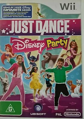 JUST DANCE DISNEY PARTY GAME For WII (PAL 2012) With Manual - Free Post • $69.95