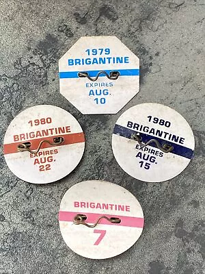 $117.75 • Buy Group Of Four (4) Brigantine New Jersey NJ Beach Town Beach Tags