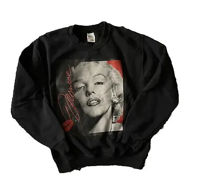 Marilyn Monroe Sweatshirt Black Crewneck Men’s S Black • $14.88