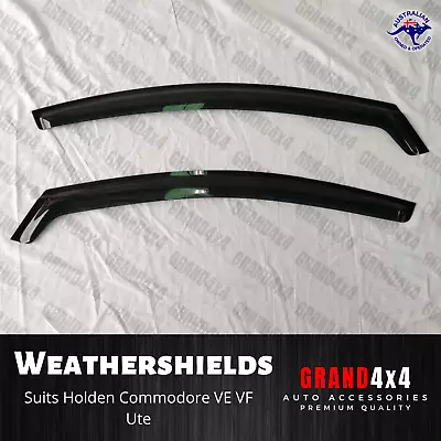 Premium Weathershields Window Visors For Holden Commodore VE VF Ute 2pcs • $53.10