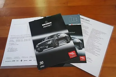 Brochure Folder Offer BRABUS ROCKET Mercedes CLS C219 Incl. Prices  • $106.50