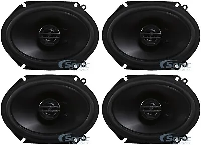 4) Pioneer TS-G6820S 500W Max 6x8  G-Series 2-Way Coaxial Car Audio Speakers • $89.90