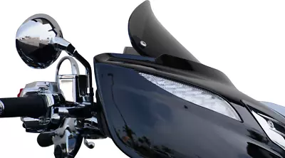 $172.85 • Buy Windvest Motorcycle Windshield Billet Mounts 10  Dark Smoke 66-1040