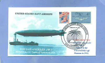 USS LOS ANGELES ZR-3 USN AIRSHIP  1933 Photo USS Patoka Cachet Pictorial PM • $4.90