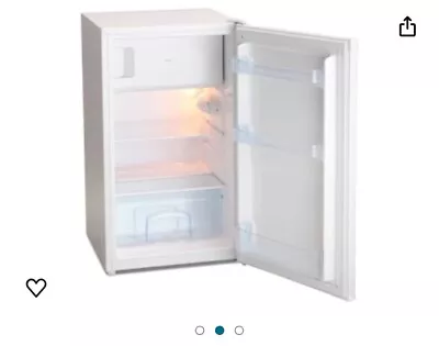 Ice King RK104WE Under Counter Freestanding Fridge With Mini Freezer Box White • £120